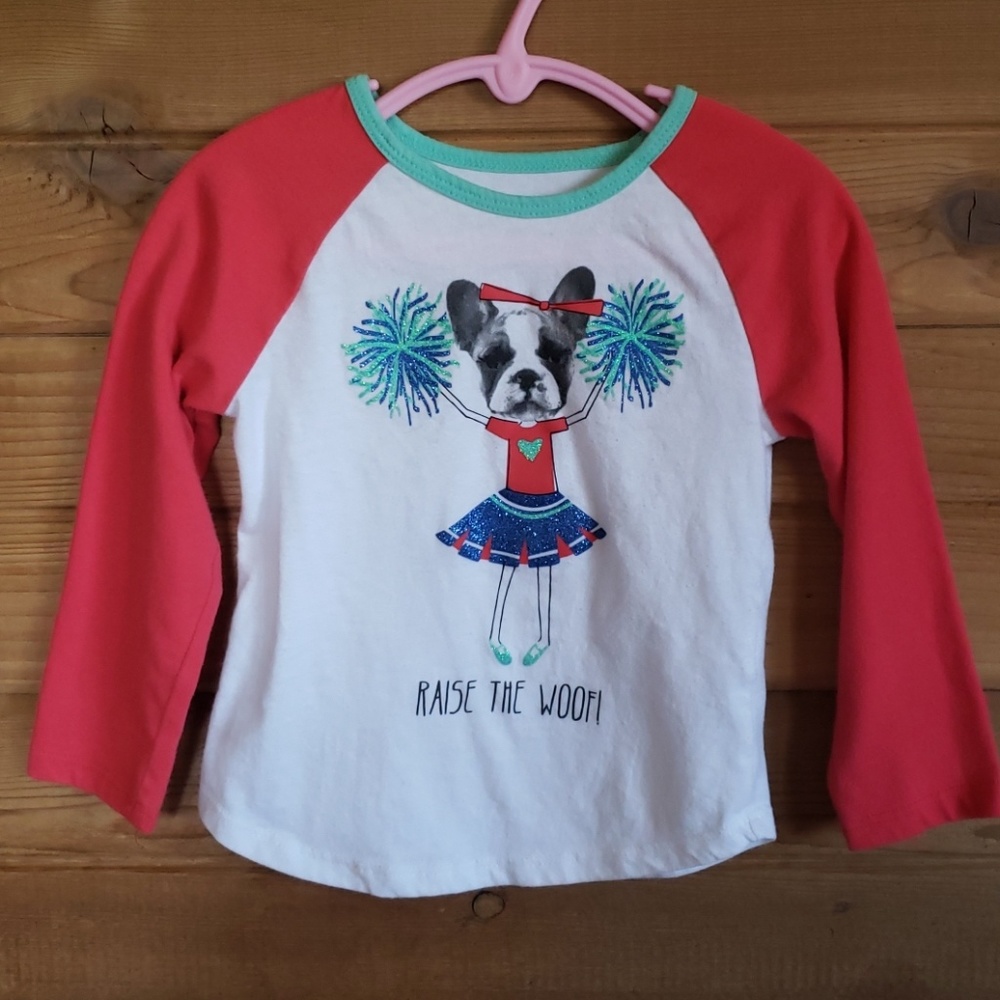 Toddler Girls Long Sleeve Shirt. Size 2T